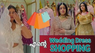 എന്റെ WEDDING DRESS PURCHASE🛍️Wedding SeriesAsla Marley Laamj ❤️ [upl. by Nythsa]