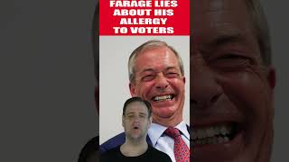 Farage Lies About Avoiding Clacton Surgeries shorts [upl. by Ostap637]