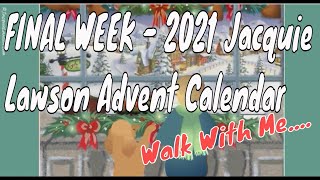 2021 JACQUIE LAWSON WEEK 4  LONDON  CHRISTMAS EVE amp CHRISTMAS DAY  Final Calendar Walk Through [upl. by Nivra965]