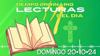 Lecturas Domingo 20 Octubre 2024 [upl. by Annabel318]