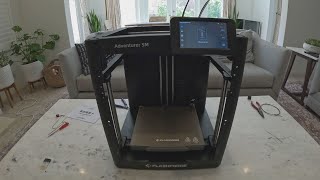 Flashforge Adventurer 5M 3D Printer Setup [upl. by Alan799]