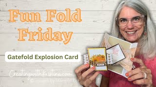 Create a Stunning Fall Explosion Gatefold Card  Rustic Crate Stamp amp Dies Tutorial [upl. by Atarman673]