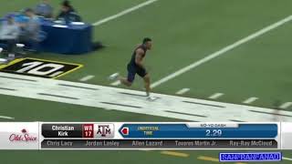 Christian Kirk  2018 NFL Combine 40 Yard Dash  NFL Highlights HD [upl. by Eninahs]