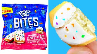 NEW POPTARTS BITES Frosted Confetti Cake  How many pieces are in one pouch [upl. by Feucht]