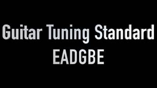 Guitar Tuning Standard  EADGBE [upl. by Newsom]