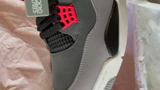 infrared Jordan 4s Fresh Out The Box [upl. by Adnilre252]