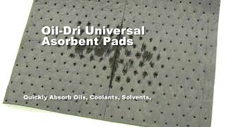 Universal Absorbent Pads [upl. by Katzman]