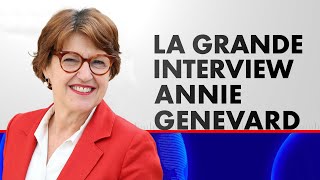 La Grande Interview avec Annie Genevard ministre de lAgriculture CNews du 16102024 [upl. by Annekcm]