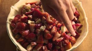 How to Make Strawberry Rhubarb Pie  Strawberry Rhubarb Pie Recipe  Allrecipescom [upl. by Lusar]