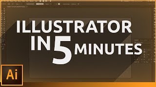 Learn Illustrator in 5 MINUTES Beginner Tutorial [upl. by Alliehs]