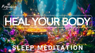 Sleep Meditation to Heal your Body Your Body Knows How to Heal Use your Subconscious Mind to Heal [upl. by Yot851]