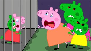 Zombie Apocalypse Zombies Appear At The Maternity Hospital🧟‍♀️  Peppa Pig PJ Mask Funny Animation [upl. by Hare457]