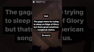 Azealia Banks praises Lady Gaga on Instagram Stories 080524 [upl. by Fernando]