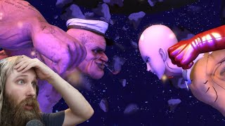 Ryan Reacts to Saitama VS Popeye OnePunch Man VS Thimble Theatre [upl. by Netsirk]