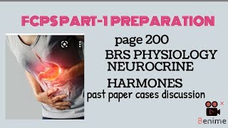 NEUROCRINE HARMONES BRS physiology lectures fcpspart1preperationforum919 [upl. by Itnuahsa155]