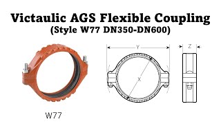 Create Victaulic AGS Flexible Coupling W77 DN350DN600 Revit Family Parametric [upl. by Nylek140]