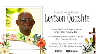 Funeral Service of the late Levison Quashie of Bequia [upl. by Nerreg]