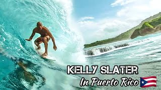 Kelly Slater destroys waves in Puerto Rico… [upl. by Nyllij399]