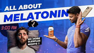 DOES MELATONIN SUPPLEMENT HELP YOU SLEEP ✅ ❌  fitness health bodybuilding [upl. by Wilbert]