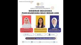 Webinar Beasiswa Pascasarjana bagi Bidan ASN [upl. by Ahseeyt]