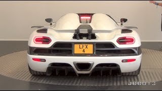 Koenigsegg Agera Start Up Sound Insane Revs and Accelerations [upl. by Anairo528]