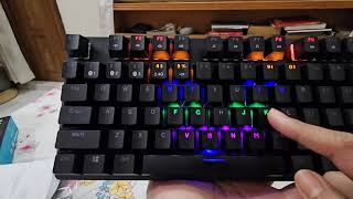 Unboxing Rapoo V500 pro 87 mechanical keyboard rapoo rapoov500pro unboxing mechanicalkeyboard [upl. by Alexandros726]