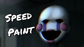 The Marionette Fnaf 2 Speedpaint [upl. by Duffie571]