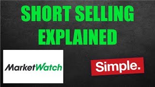 MarketWatch Stock Game Short Selling Explained For Beginners [upl. by Beckerman652]