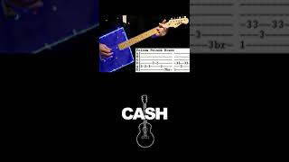 Johnny Cash Folsom Prison Blues Guitar Tab Cover [upl. by Hairom]