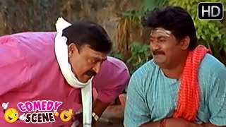 Doddanna Hitting Komal for Stealing Butter  Kannada Comedy Scene  Sevanthi Sevanthi [upl. by Adnical]