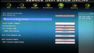 Asrock H61M USB3 Motherboard UEFI Bios [upl. by Dorrehs]