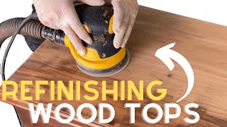 How to refinish cherry wood table tops [upl. by Krilov]