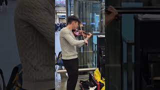 Vivaldi summer in public😱😱😱 with Shlomitheviolinist AlexCham piano music [upl. by Iveson]