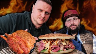 A Steakek Ura🍔🥩Ultimate steak szendó profi módon🤯PiciGurmanBBQGrill [upl. by Jahdiel901]