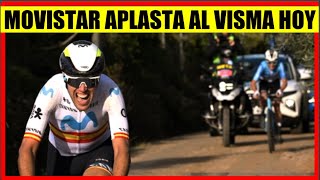 MOVISTAR APLASTA a VAN AERT RESUMEN CLASICA JAEN PARAISO INTERIOR 2024 [upl. by Ayotol]