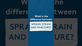 Whats the difference between a sprain and a fracture [upl. by Domingo]