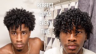 CURLY HAIR ROUTINE 2022  perfect curls every time [upl. by Streetman]