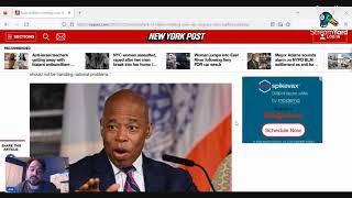 NYC Mayor Eric Adams says he can’t get meeting with Biden as quotmigrantsquot stream into city [upl. by Sinnal582]