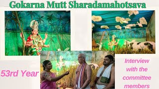 Gokarna Mutt Sharada Mahotsava 53rd Year celebrations I Interview with the committee member  vlog [upl. by Nalyak]