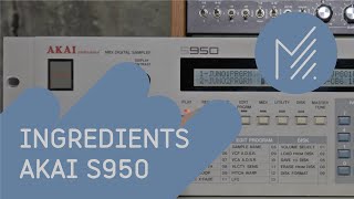 Akai S950  MESS INGREDIENTS [upl. by Fraya]