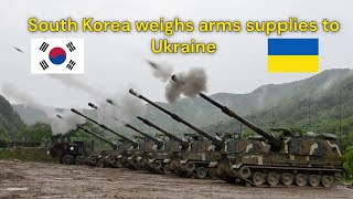 South Korea weighs arms supplies to Ukraine [upl. by Cassilda]