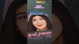 BINI Jhoanna ampMaloi Chalk art 👈❤️ binijhoanna binimaloi pantropiko [upl. by Irok]