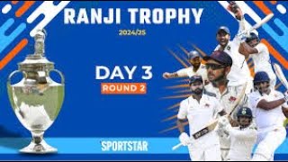 PUN vs UP Thrilling Showdown in Ranji Elite 39th Match  Day 3 Session 1 Highlight [upl. by Solly940]