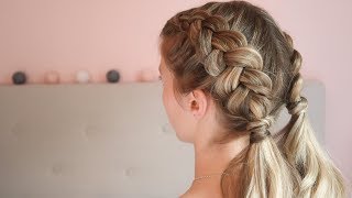 Trenzas de Boxeadora o Holandesas  byAna [upl. by Lettig]