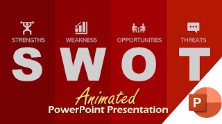 Animated SWOT Analysis PowerPoint Presentation powerpoint swotanalysis swot [upl. by Ahsenad815]