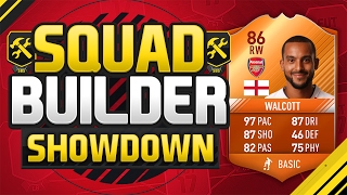 FIFA 17 SQUAD BUILDER SHOWDOWN 97 PACED MOTM WALCOTT The Sweatiest Player Of Fifa 17 [upl. by Isaacs205]