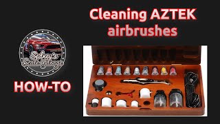 Tutorial  How to clean AZTEK airbrushes [upl. by Suehtomit]