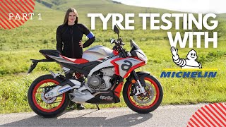 Testing Michelin POWER 6s and POWER GP2s tyres on the 2024 Aprilia Tuono 660 [upl. by Noreen]