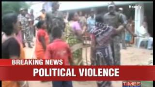 TMCCPM worker clash in West Bengal [upl. by Aisatana]