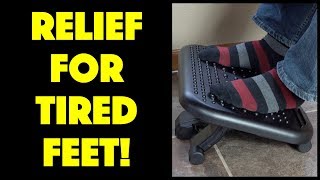 The Relaxing Kensington SoleMassage Exercising Foot Rest  Reviewed [upl. by Tedman]